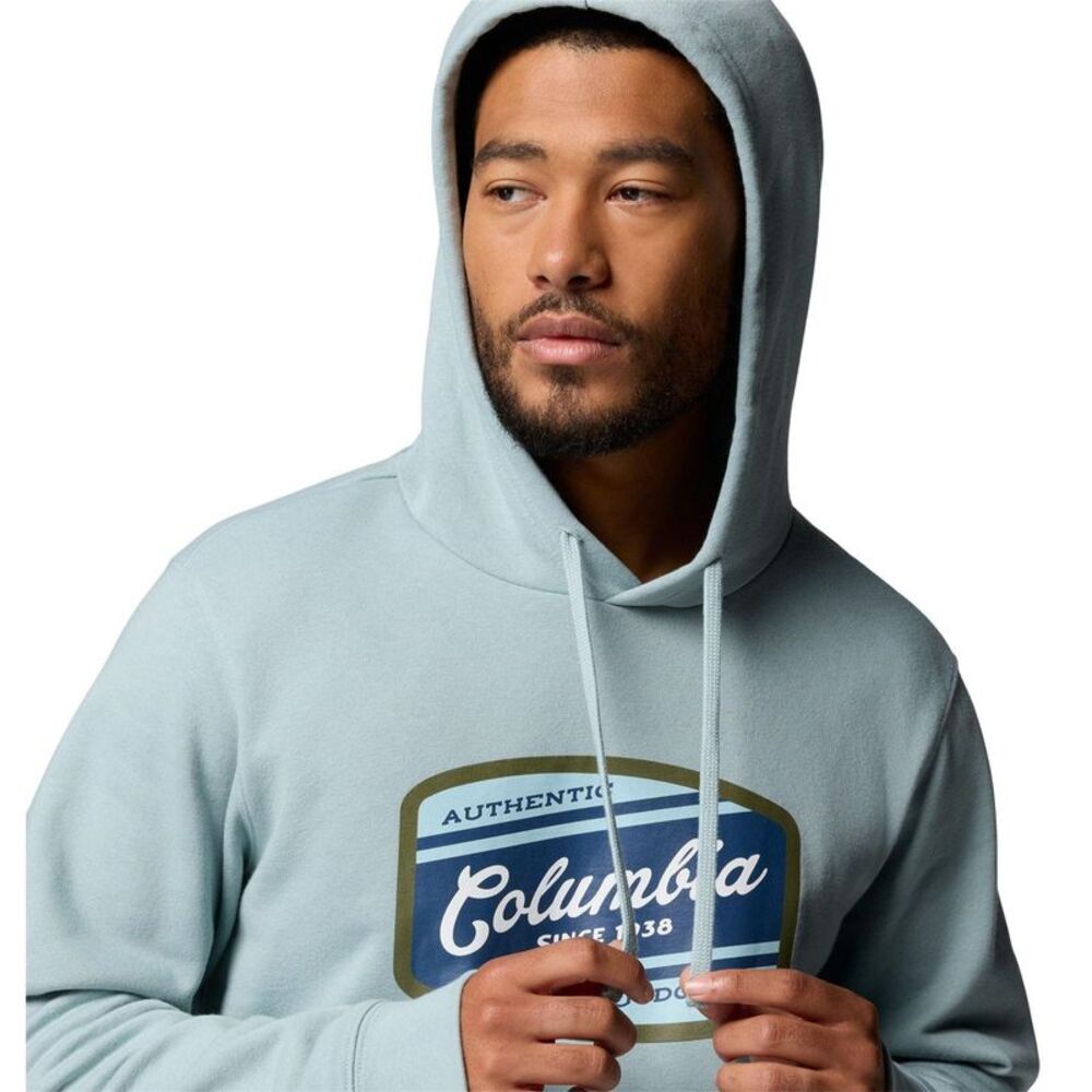 Columbia Mens Trek Graphic Hoodie / Blue - Picture 3 of 4